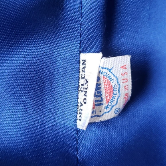 GUC Fashionbilt Long Cobalt Blue 100% Wool Coat, Size S. - Picture 6 of 11